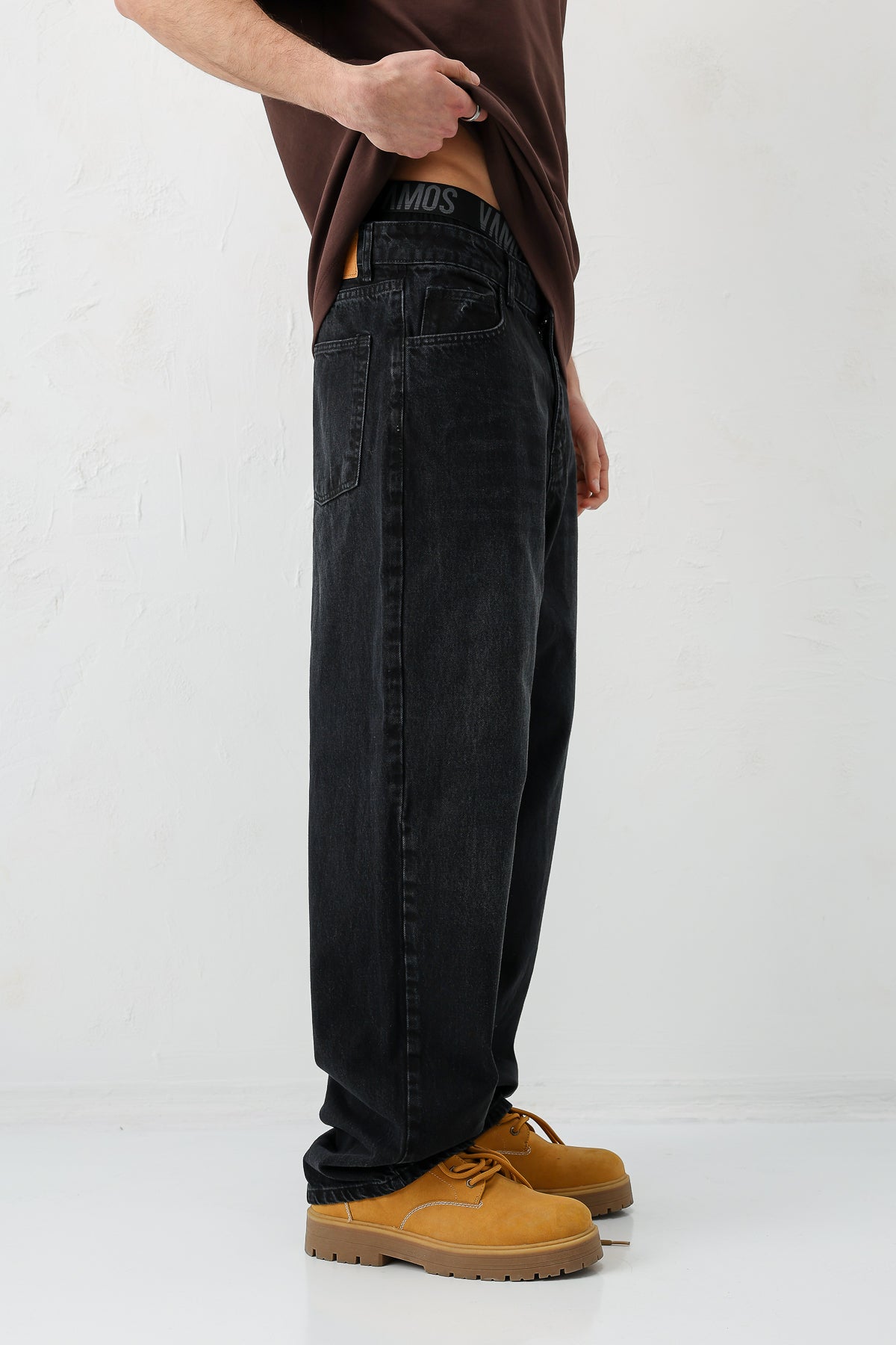 Baggy Fit Jean Antrasit