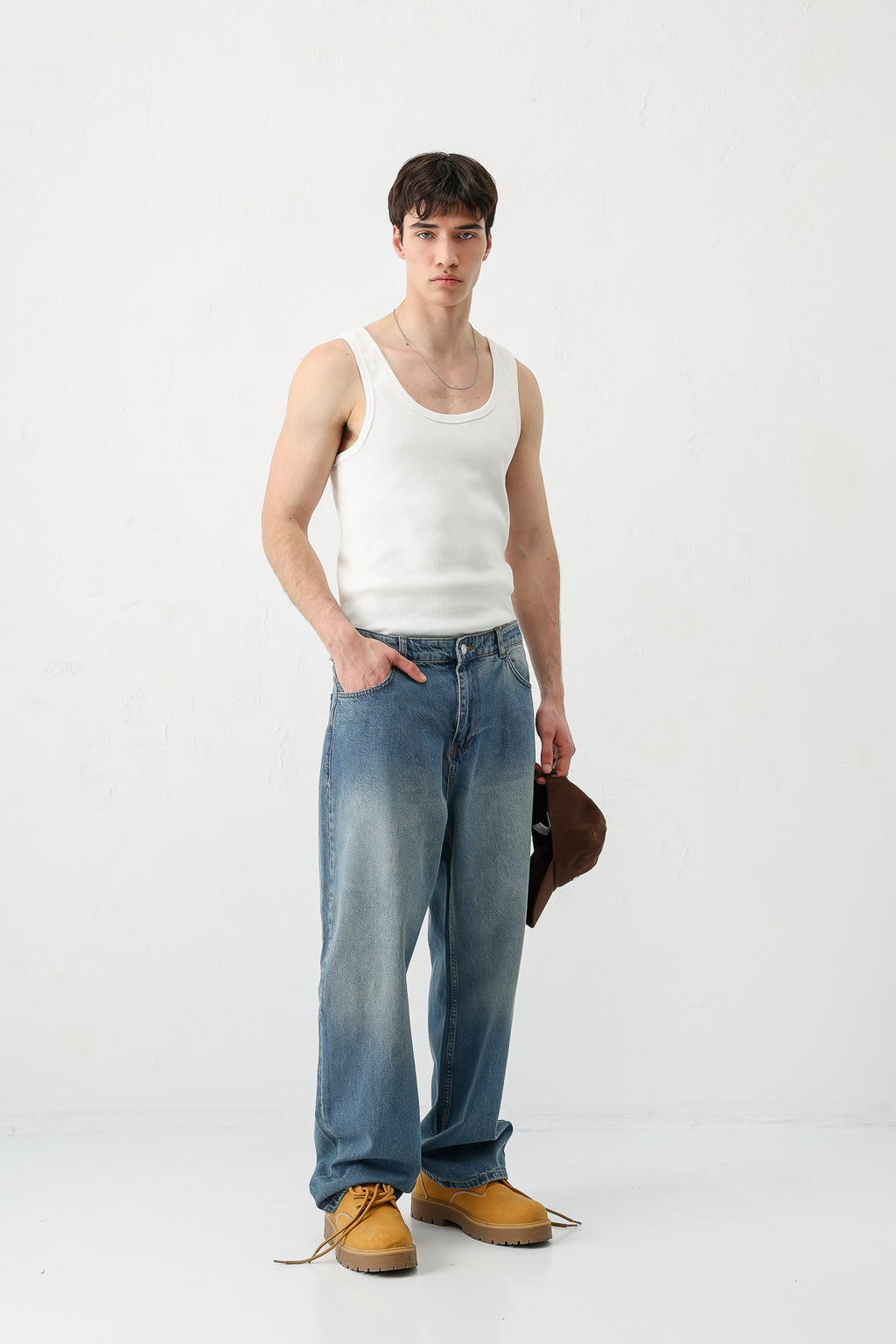 Baggy Fit Jean Yeşil