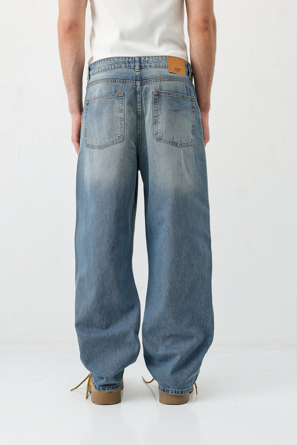 Baggy Fit Jean Yeşil