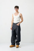 Super Baggy Fit Jean Koyu Mavi