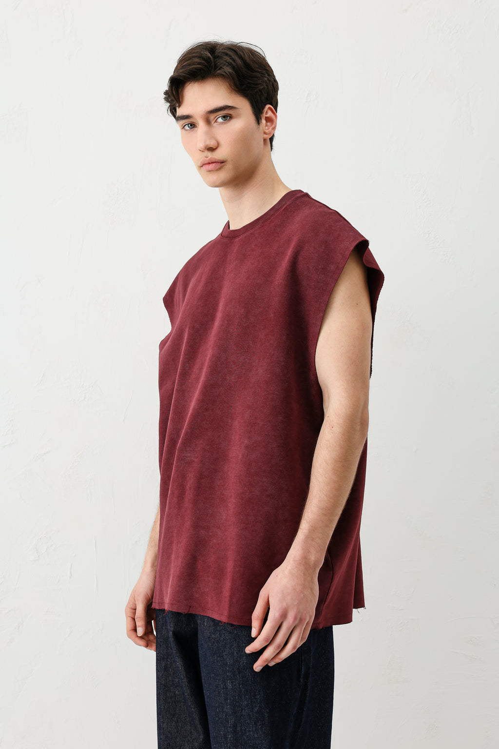 Basic Kolsuz Tişört Bordo