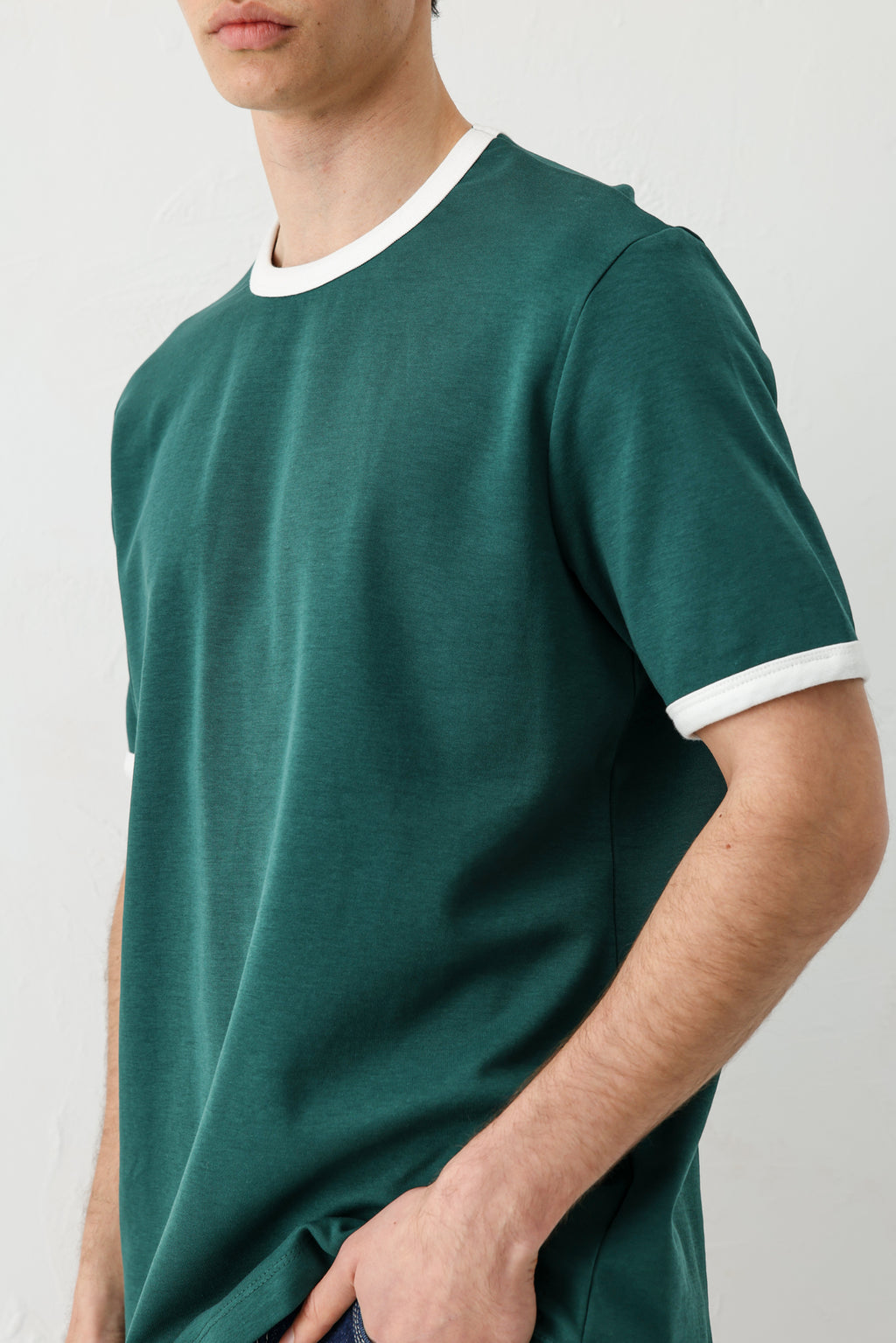 Kısa Kollu Regular Fit Tişört Nefti