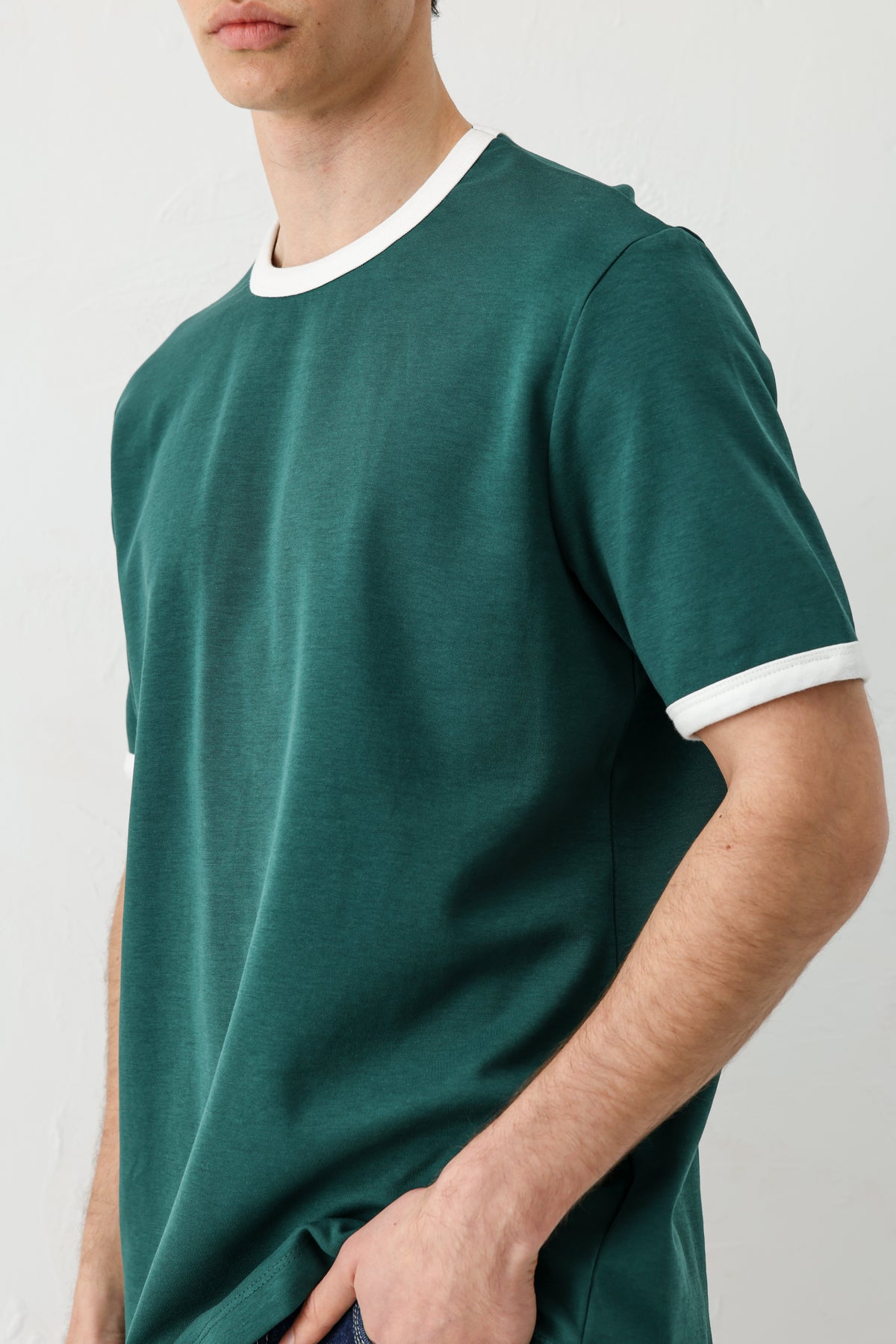 Kısa Kollu Regular Fit Tişört Nefti