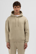 Basic Oversize Kapüşonlu Sweatshirt Haki