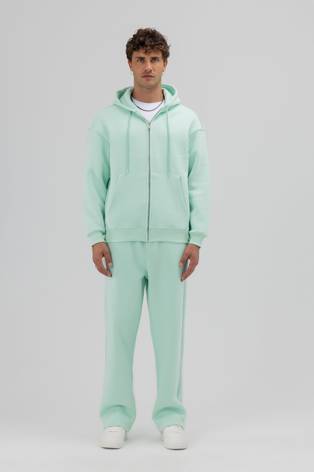 Basic Baggy Eşofman Alt Mint