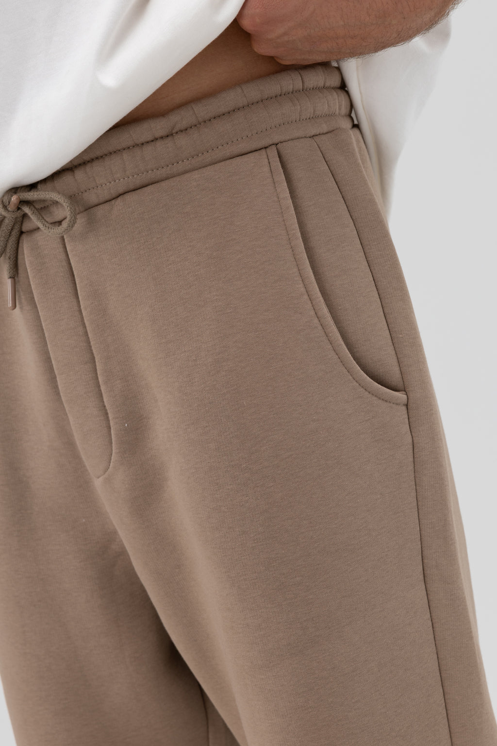 Basic Baggy Eşofman Alt Vizon