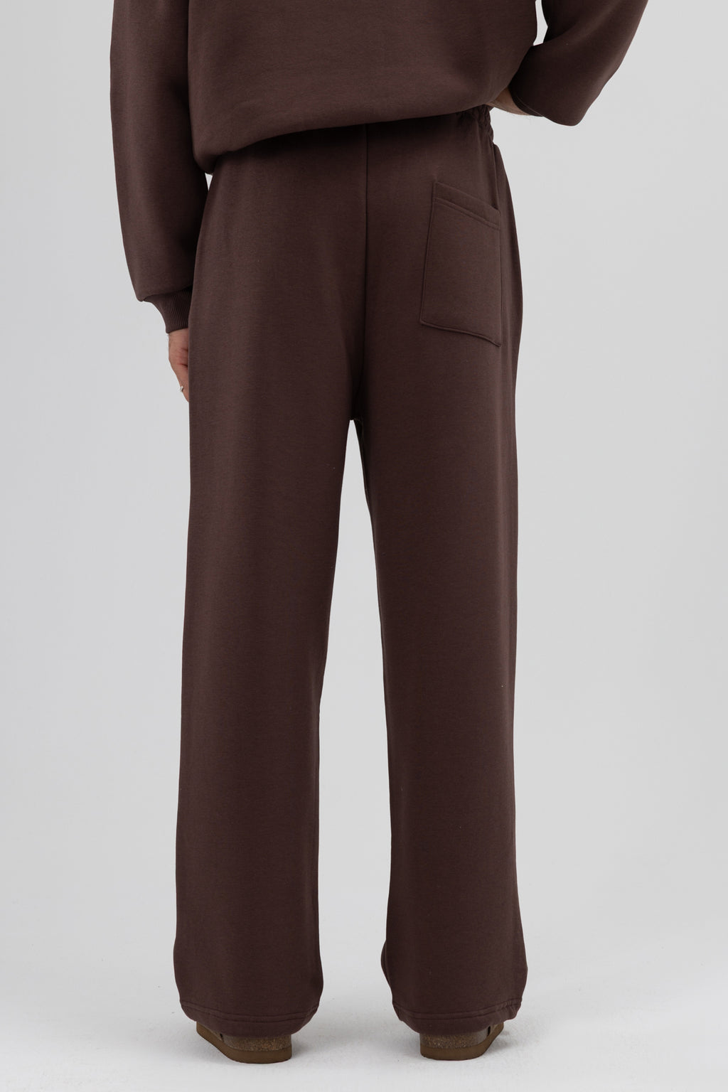 Basic Baggy Eşofman Alt Kahve