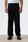 Baggy Fit Kumaş Pantolon Siyah