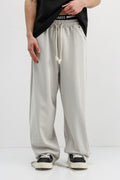 Baggy Fit Eşofman Alt Buz Gri