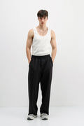 Baggy Fit Eşofman Alt Siyah