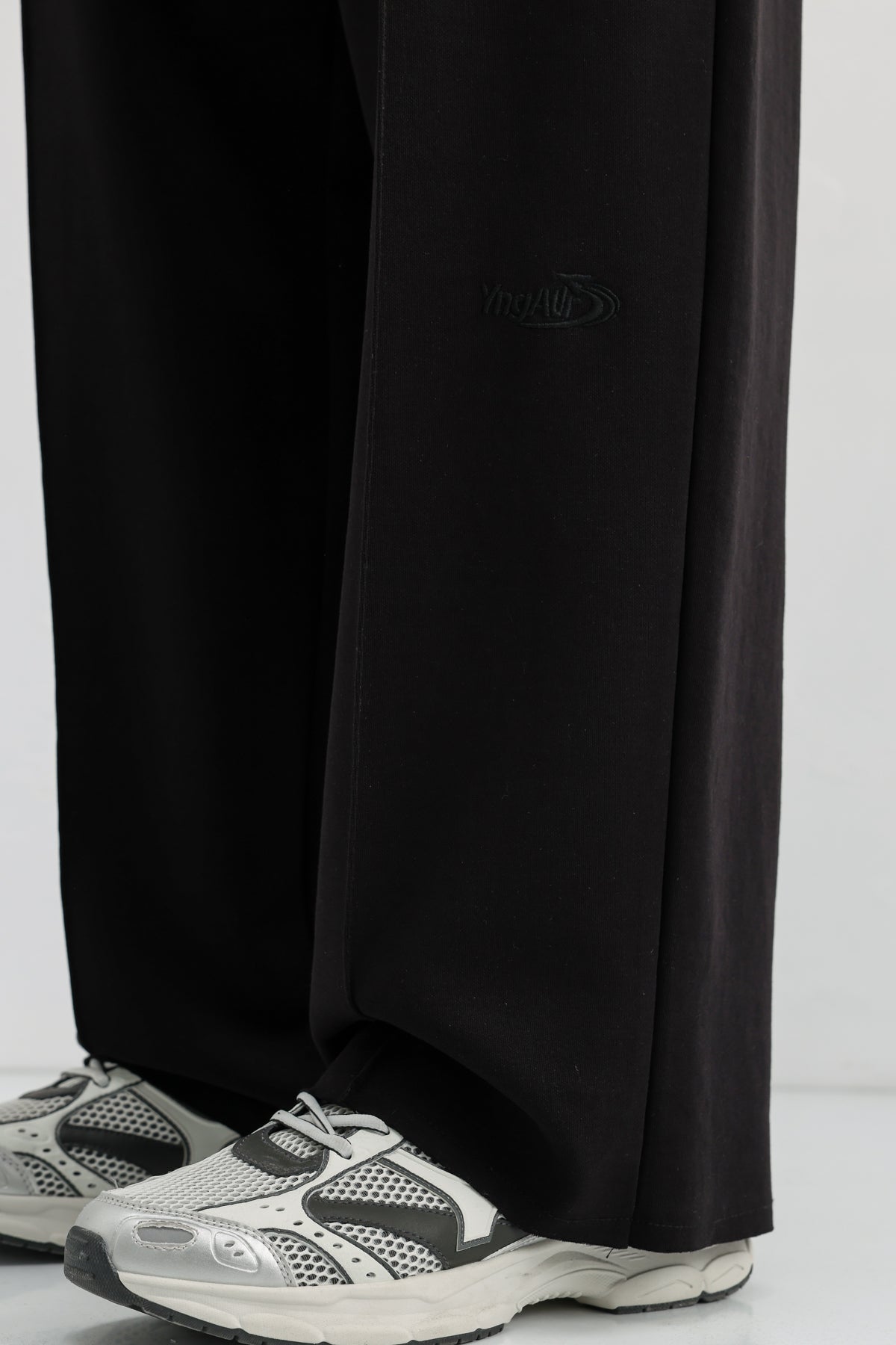 Baggy Fit Eşofman Alt Siyah