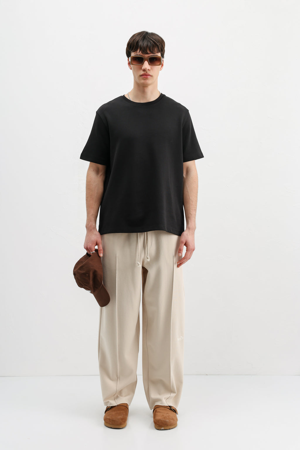 Baggy Fit Eşofman Alt Taş