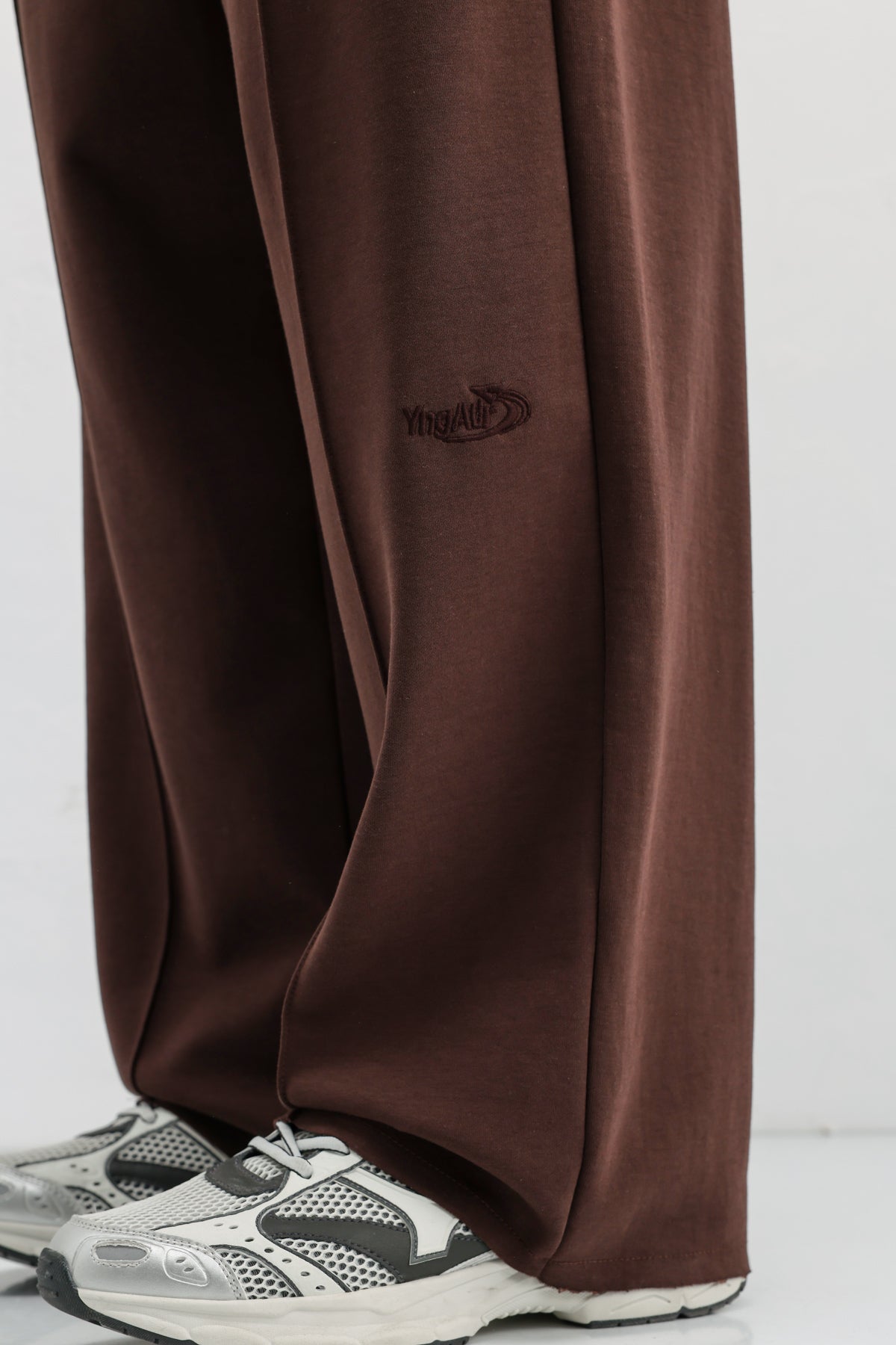 Baggy Fit Eşofman Alt Kahve