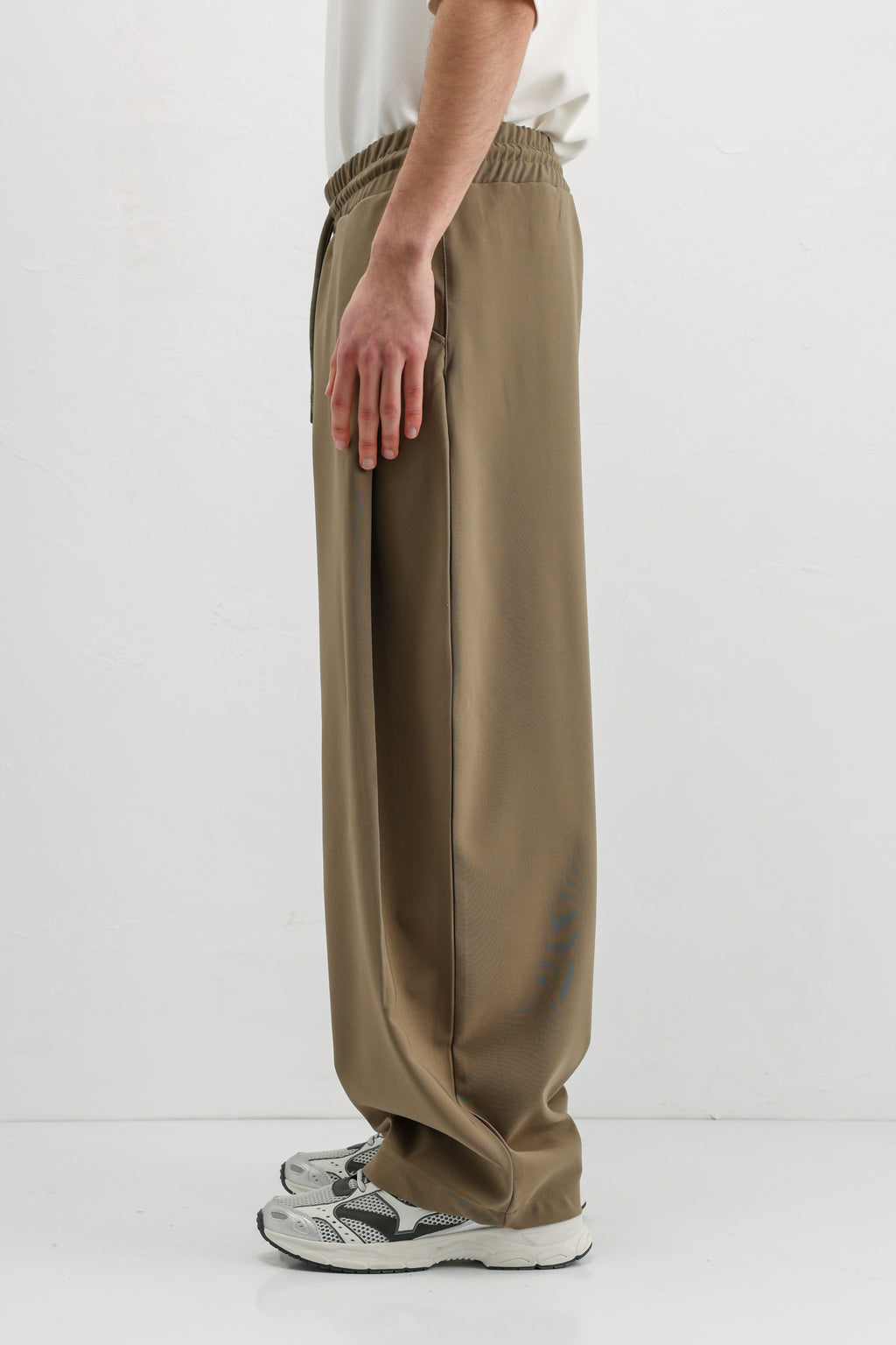 Balloon Fit Pantolon Haki