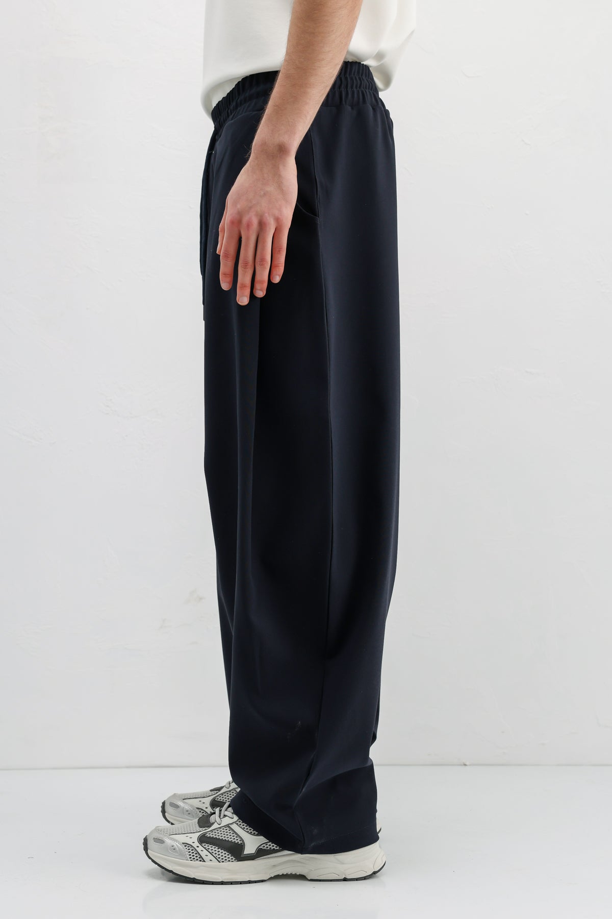 Balloon Fit Pantolon Lacivert