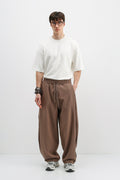 Balloon Fit Pantolon Vizon