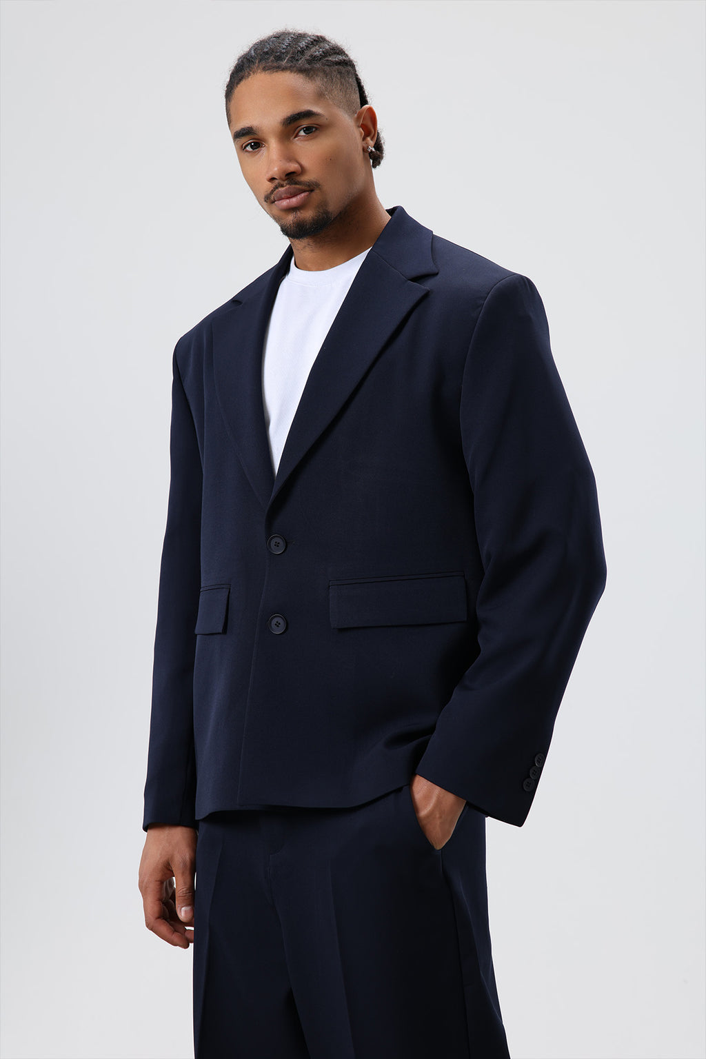 Oversize  Takım Elbise Lacivert
